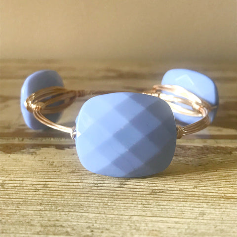 Periwinkle Wire Bangle